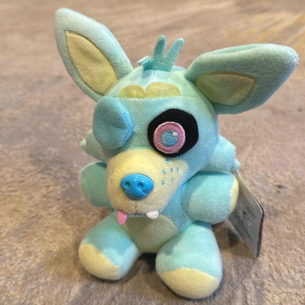 FUNKO PLUSHIES FIVE NIGHTS AT FREDDY'S FNAF Easter edition light blue yellow 9”